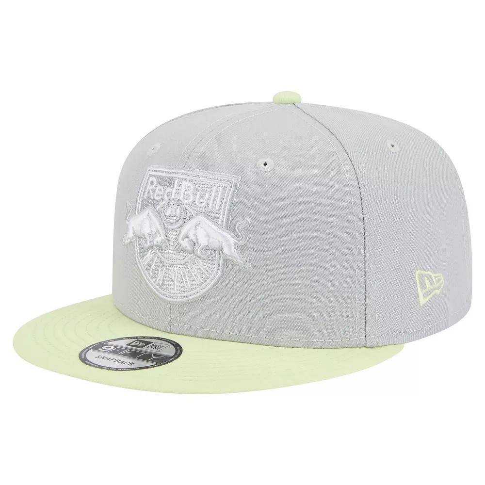 Men's New Era Gray New York Red Bulls Color Pack Two-Tone 9FIFTY Snapback Hat, Grey Product Image