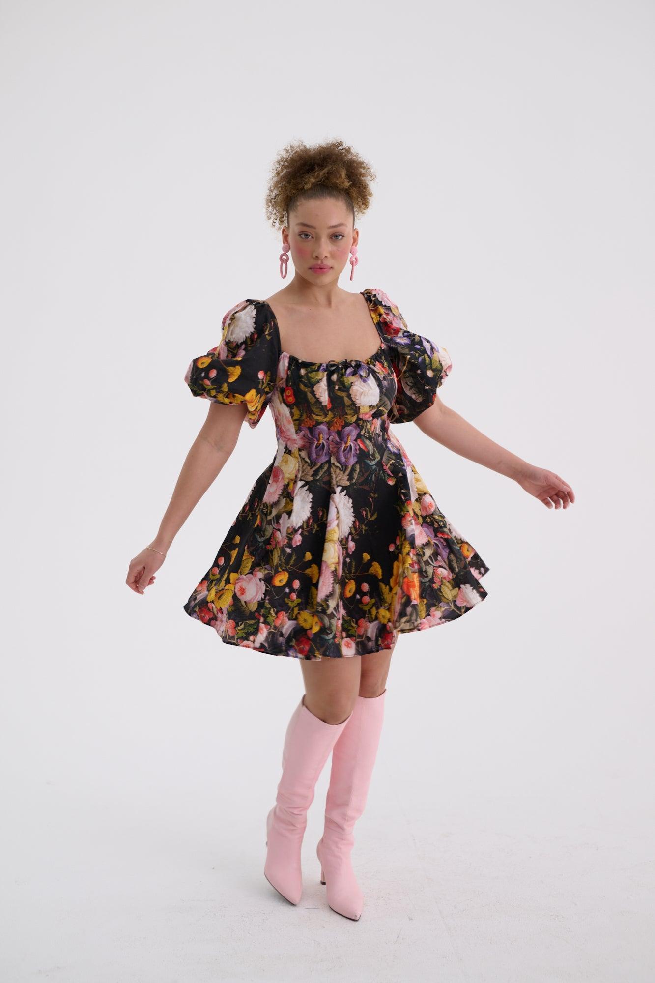 Fête des Fleurs Mini Day Dress Product Image