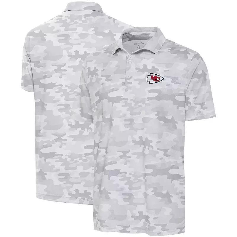 Men's Antigua White Los Angeles Rams Collide Polo, Size: XL Product Image