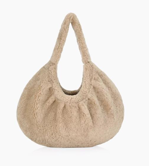 SHEARLING LAMB SHOULDER BAG Product Image