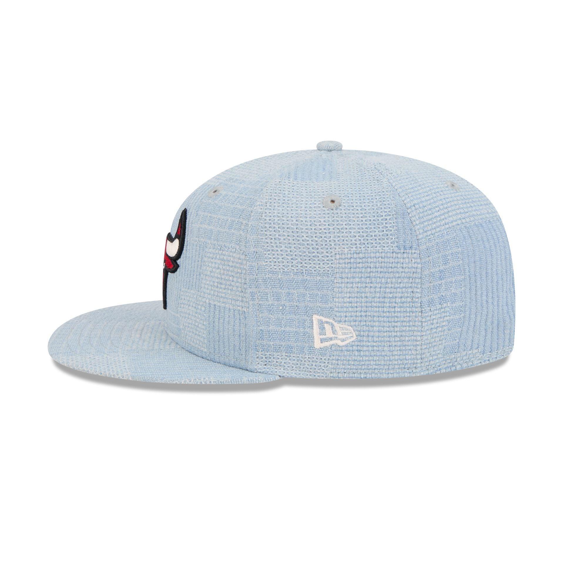 Chicago Bulls Denim Patchwork 9FIFTY Snapback Hat Male Product Image