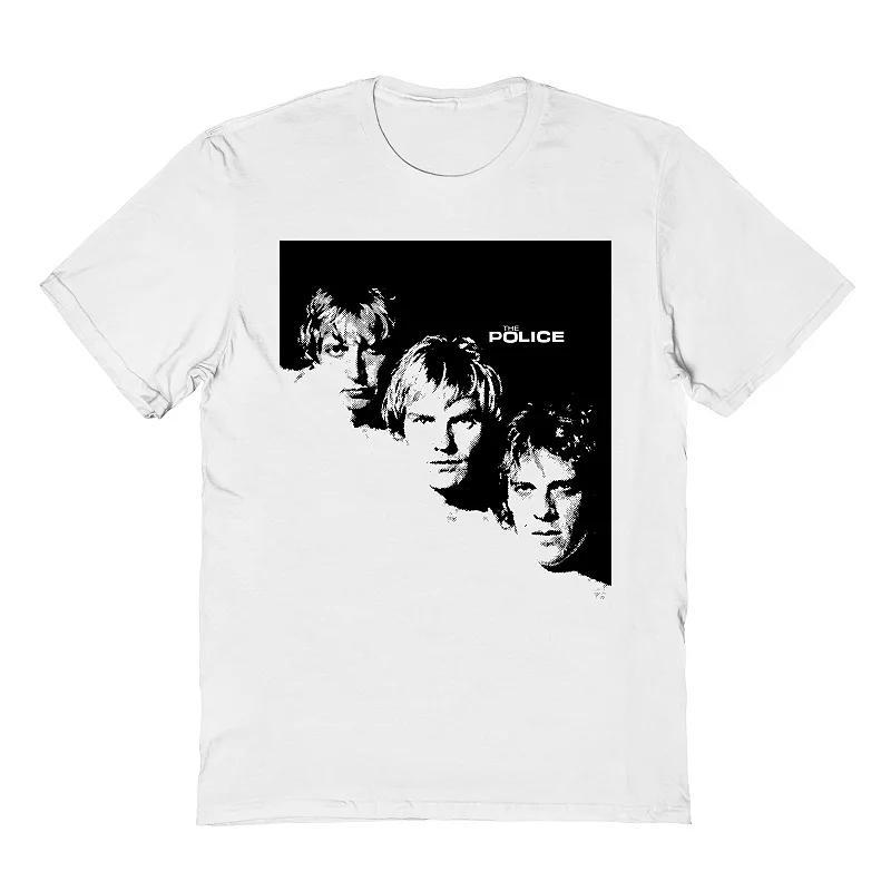 Men's The Police Tee, Size: Large, White Product Image