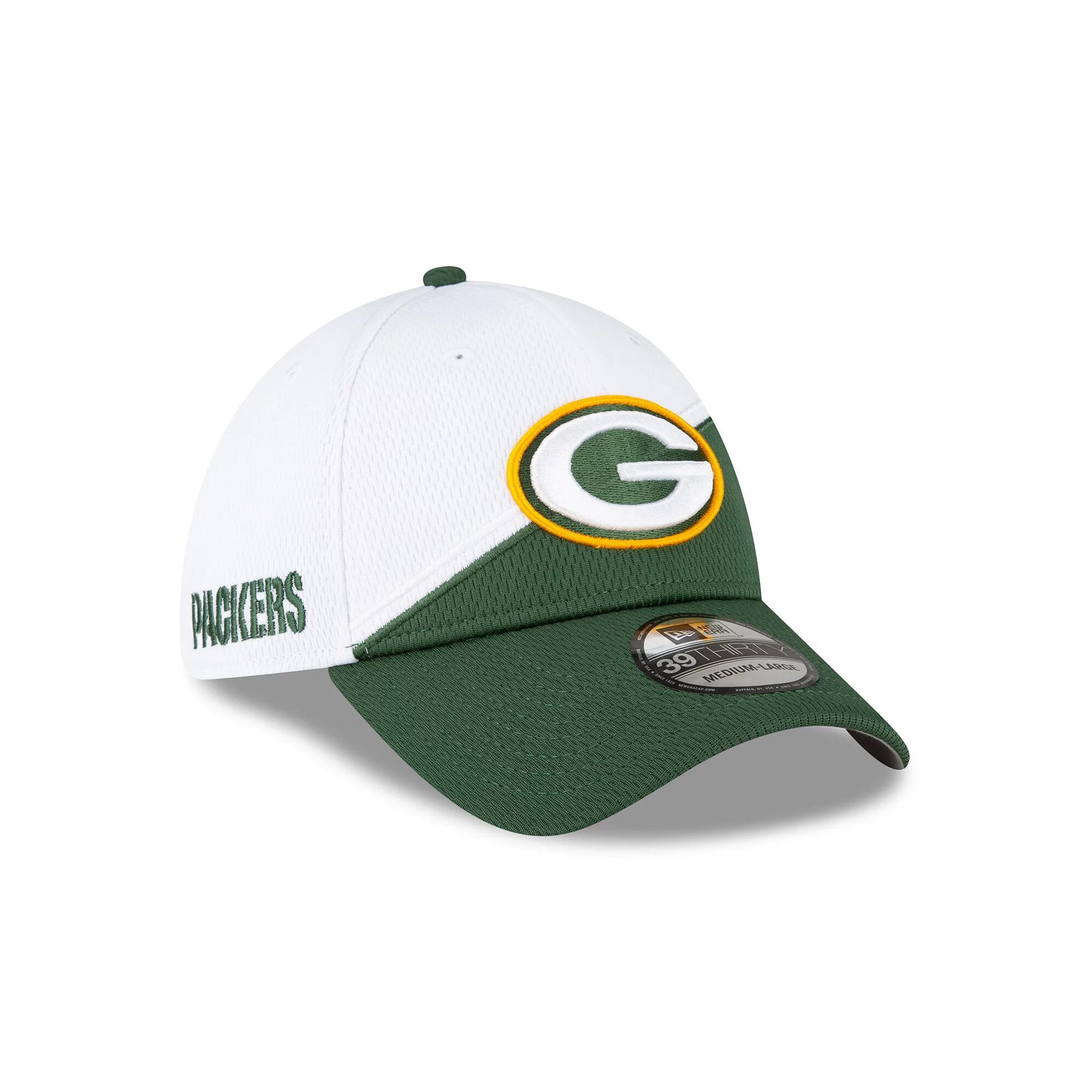 Mens New Era /Green Green Bay Packers 2023 Sideline 39THIRTY Flex Hat Product Image
