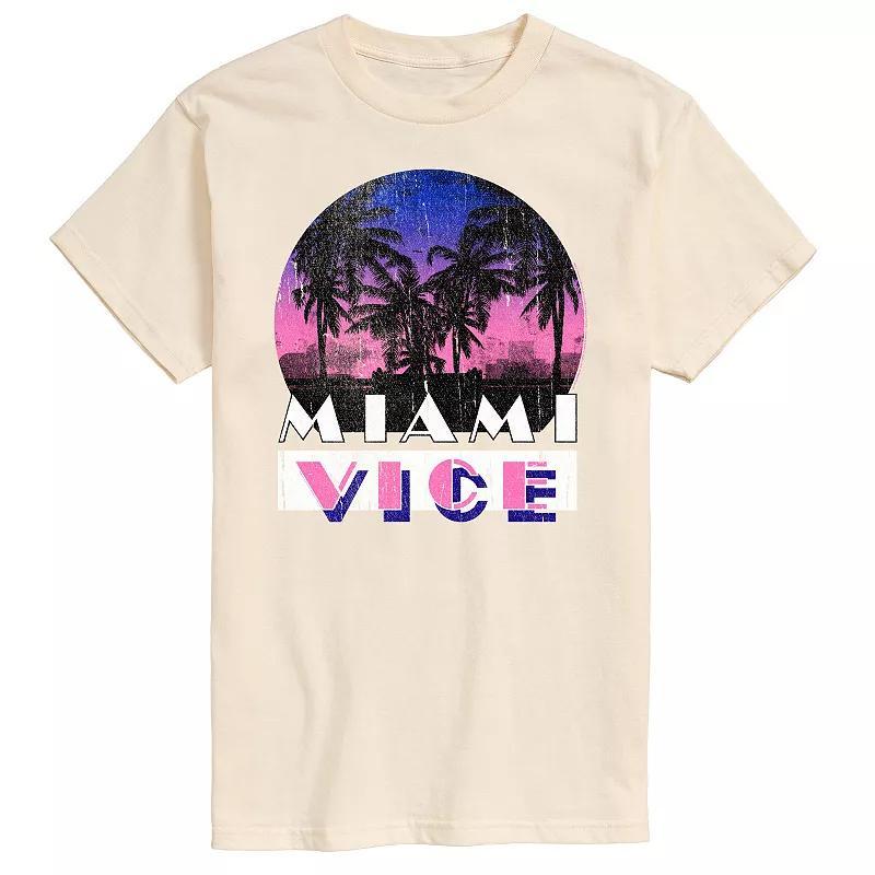 Big & Tall Miami Vice Vice Life Graphic Tee, Mens Product Image