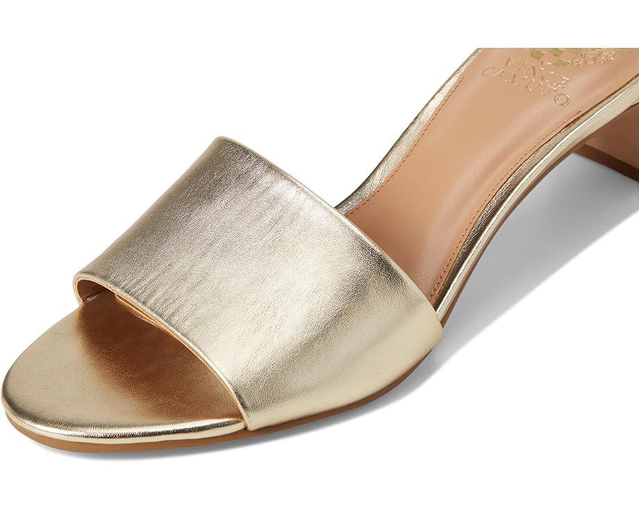 Sculpted C Leather Block Heel Sandals Product Image
