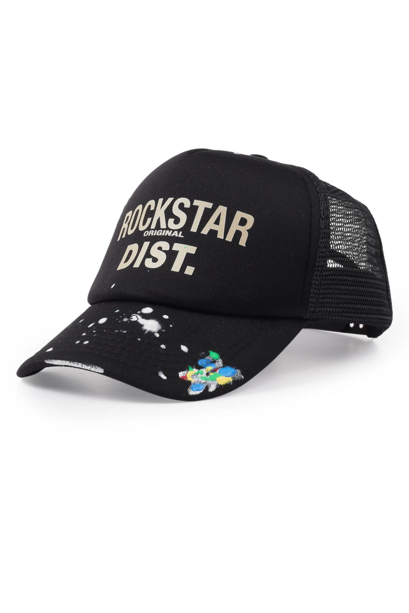 Neptune Black/Beige Trucker Hat Male Product Image