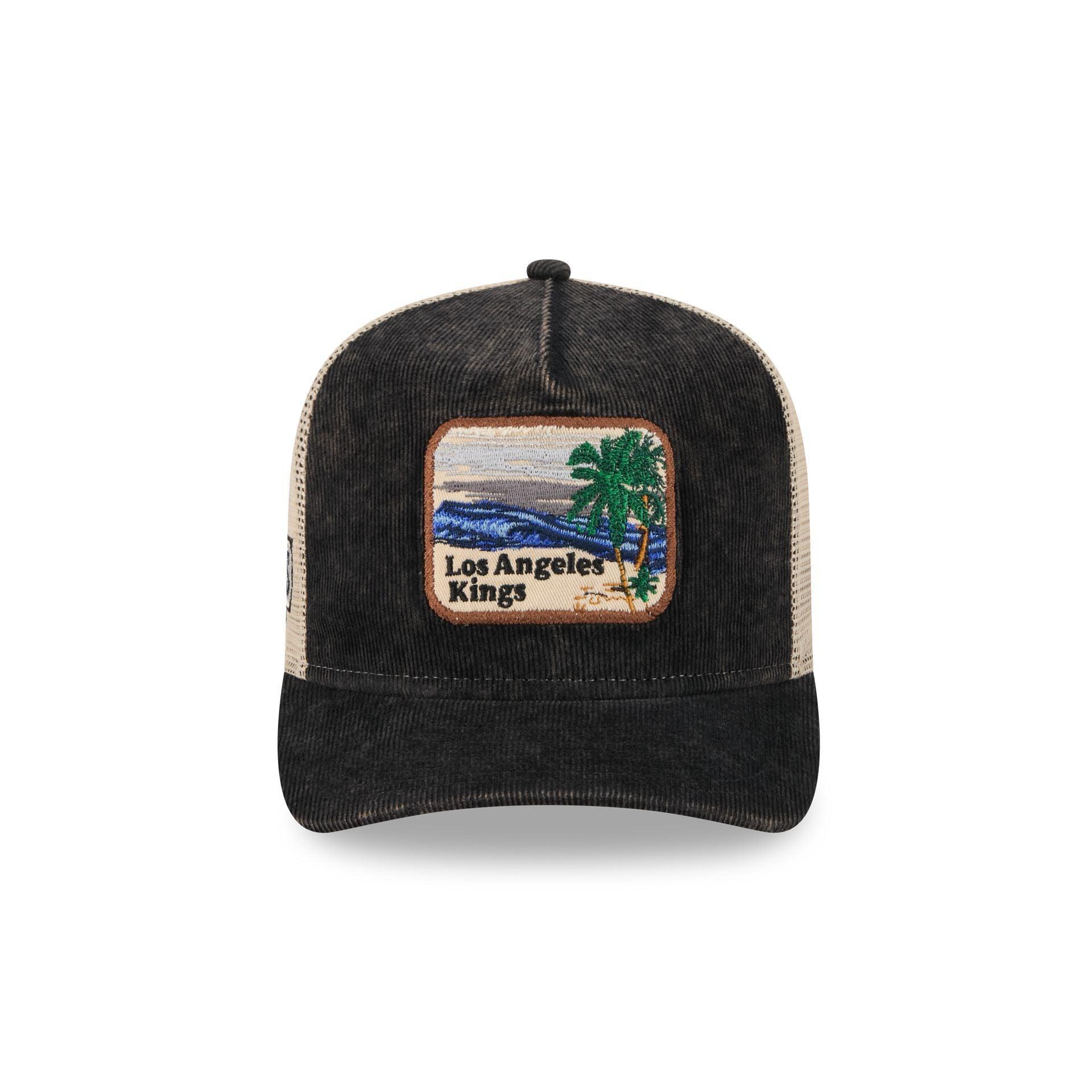 Los Angeles Kings Vintage Landscape 9FIFTY A-Frame Trucker Hat Male Product Image