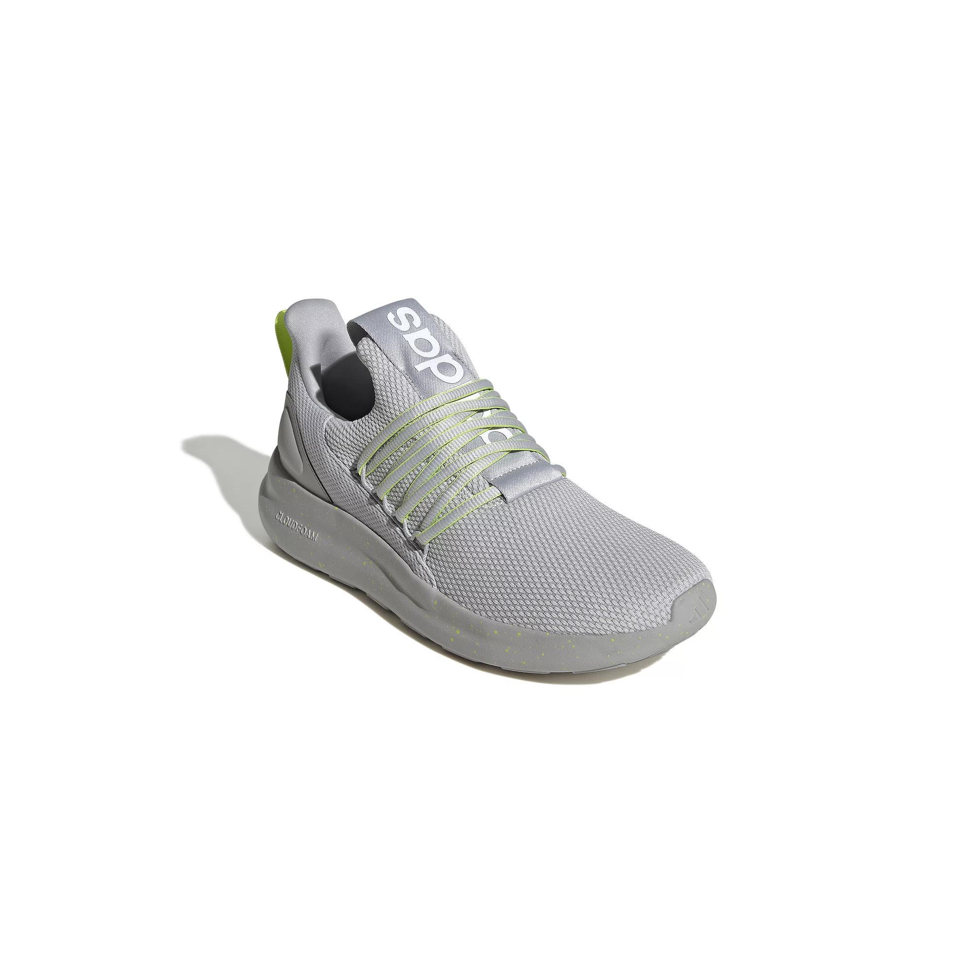 adidas Lite Racer Adapt 7.0 Men's Running Shoes, Size: 12, Gray White Product Image