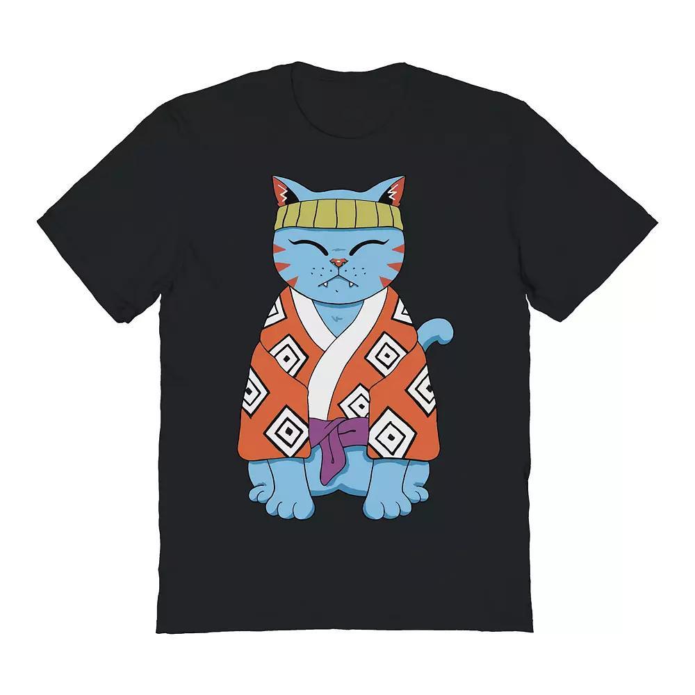 Mens COLAB89 by Threadless Pirate Cat Fish Graphic Tee Product Image