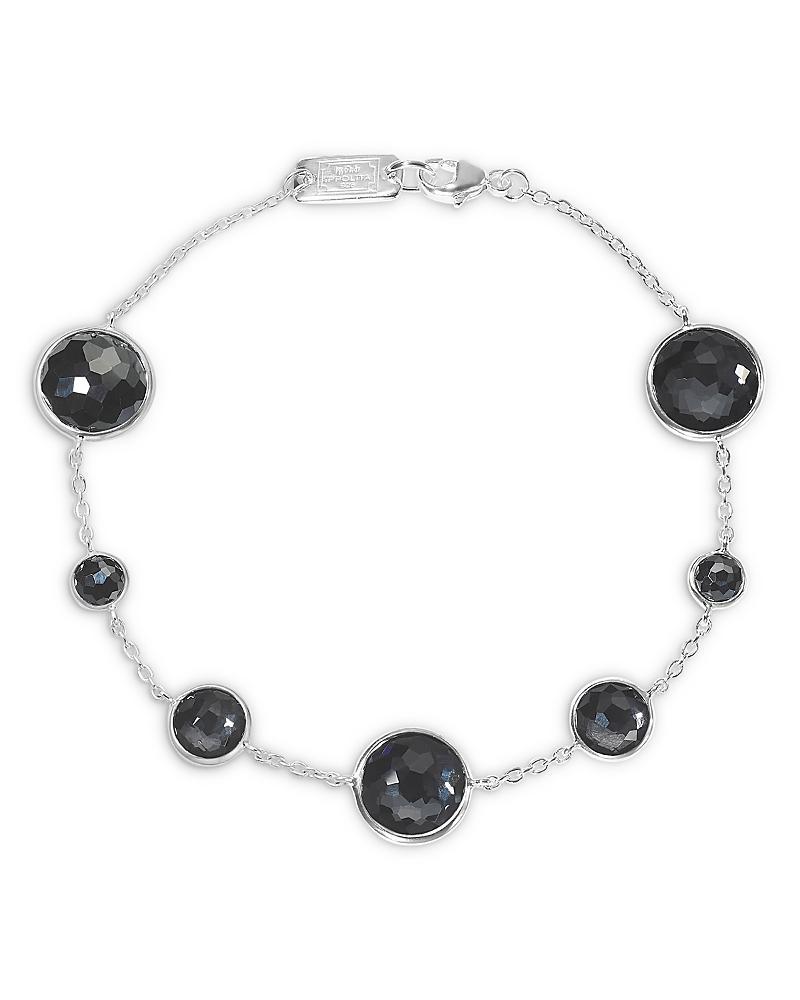 7-Stone Link Bracelet in Sterling Silver Product Image