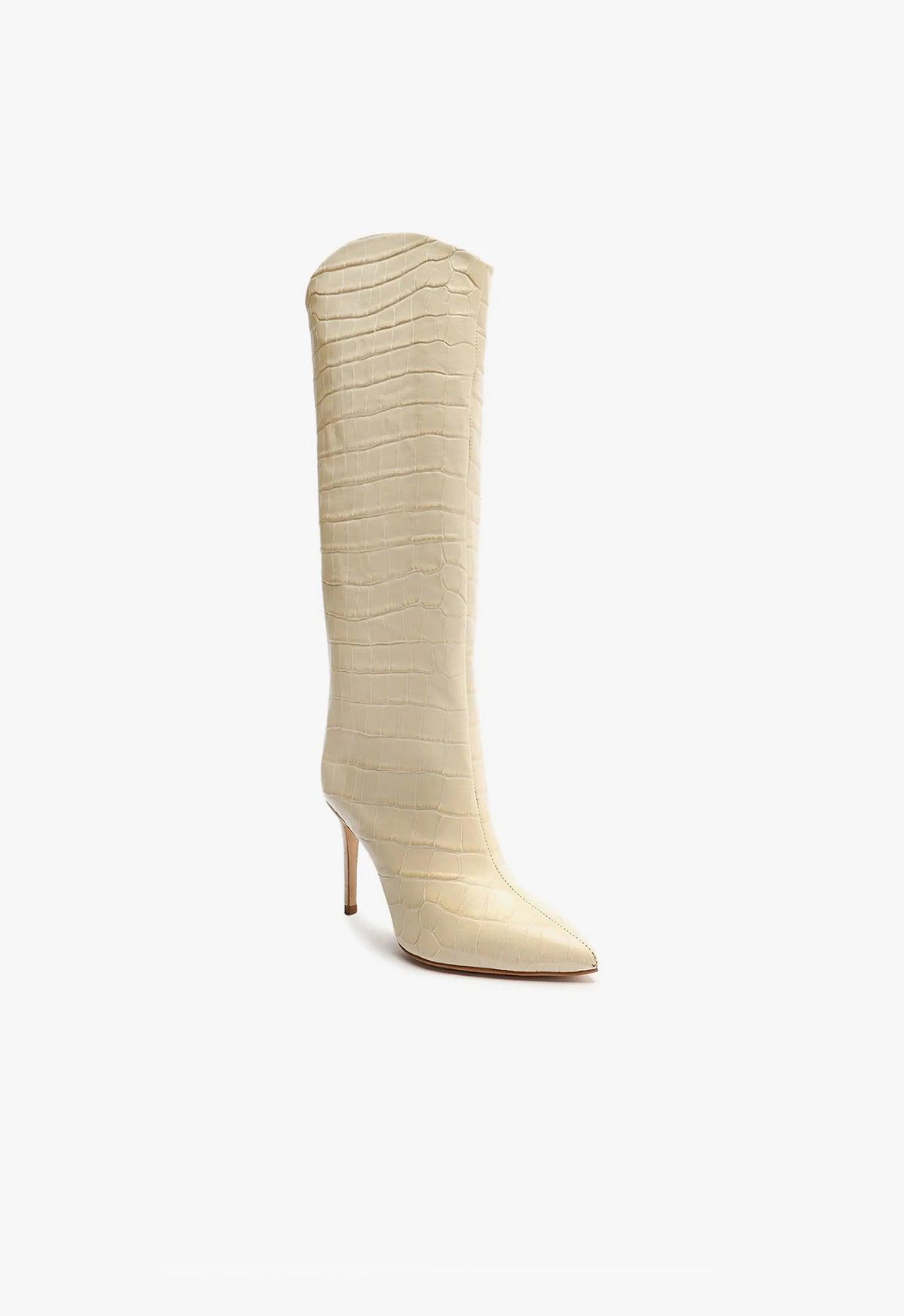 Maryana Crocodile-Embossed Leather Boot Product Image