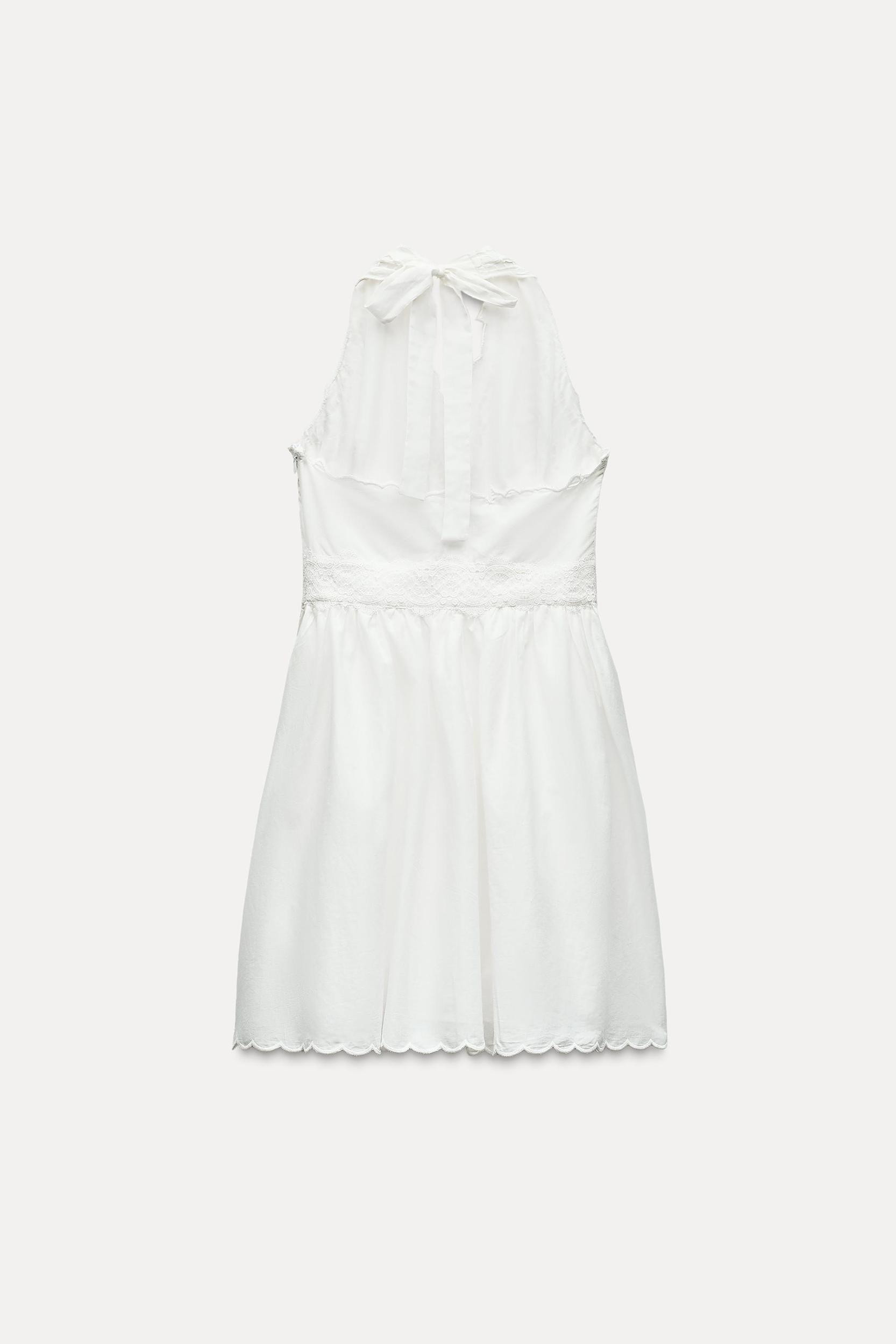 EMBROIDERED MINI DRESS ZW COLLECTION Product Image