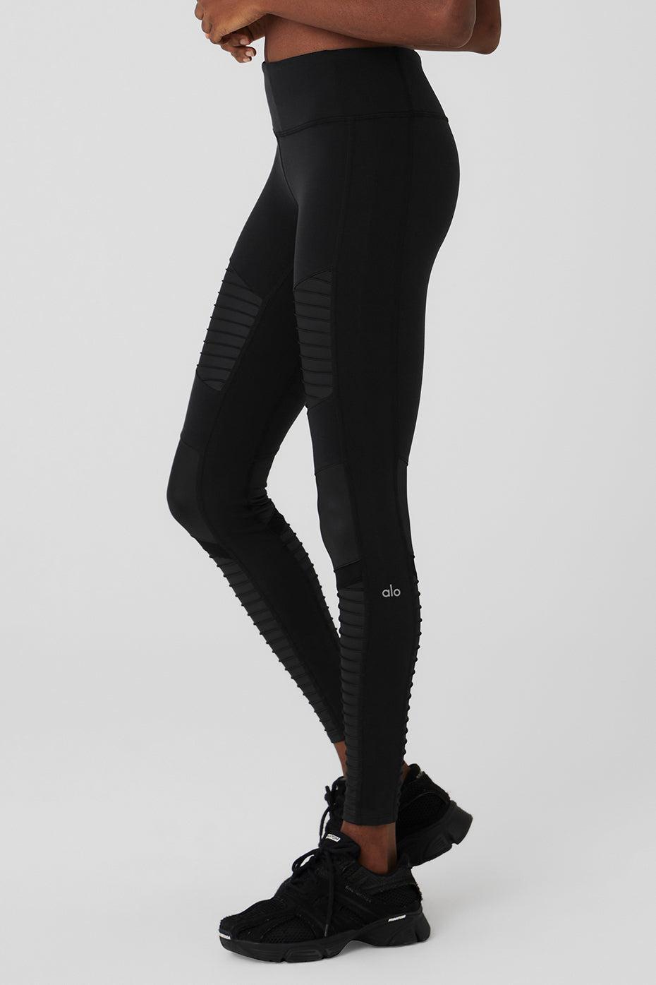 ALO | 7/8 High-Waist Moto Legging Product Image