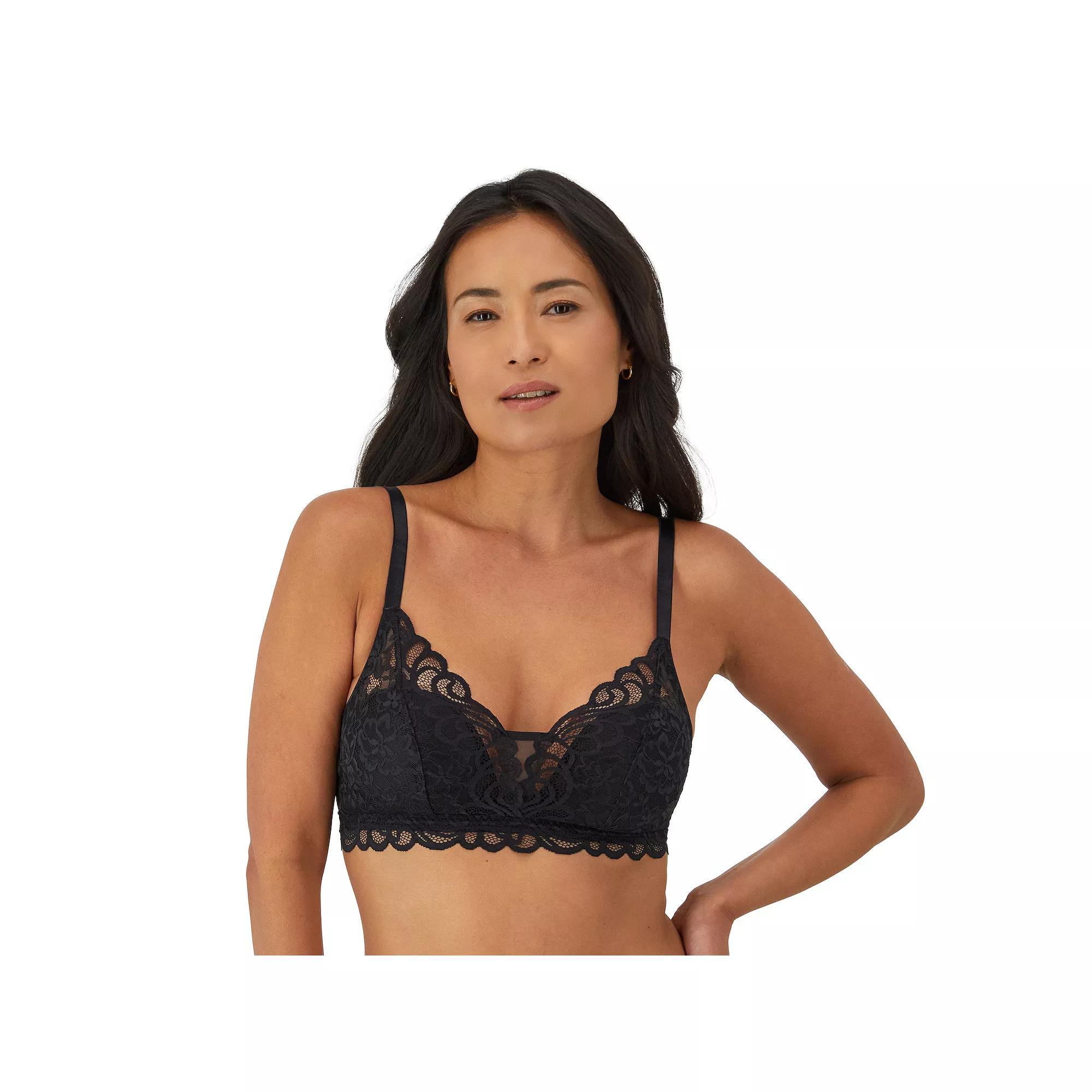 Bali® Lace Desire® Wireless Bra DF6591, Women's, Size: XL, Brown Product Image