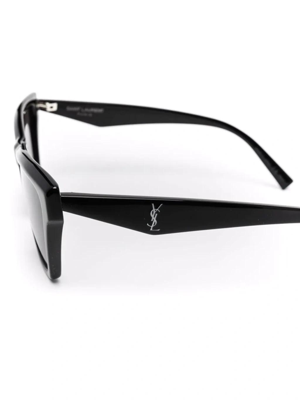 SAINT LAURENT Square-frame Sunglasses In Schwarz Product Image