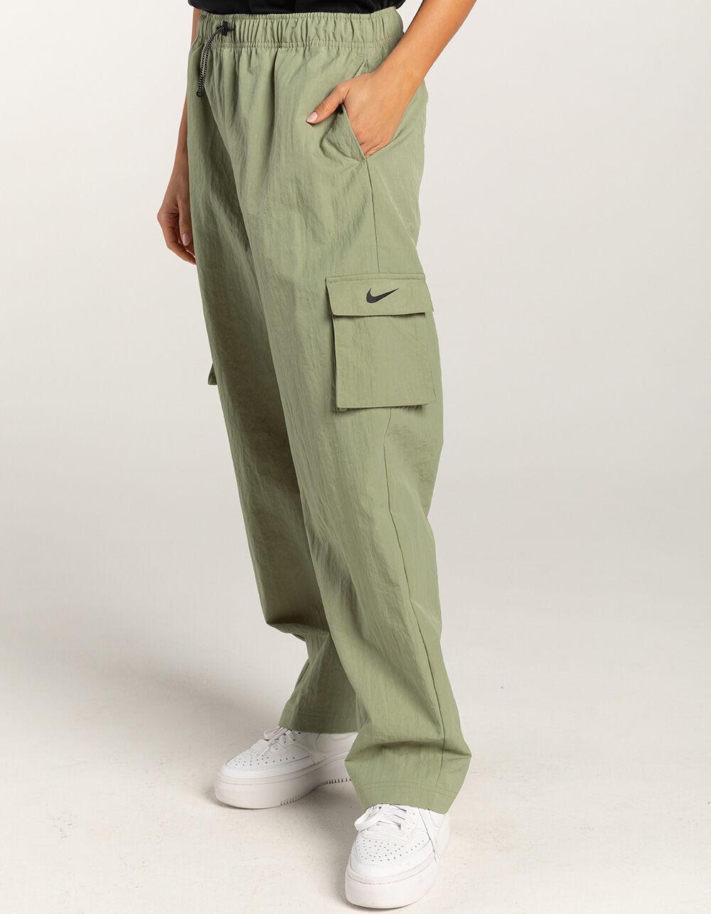 NIKE Sportswear Essential Womens Woven Cargo Pants - OLIVE Product Image