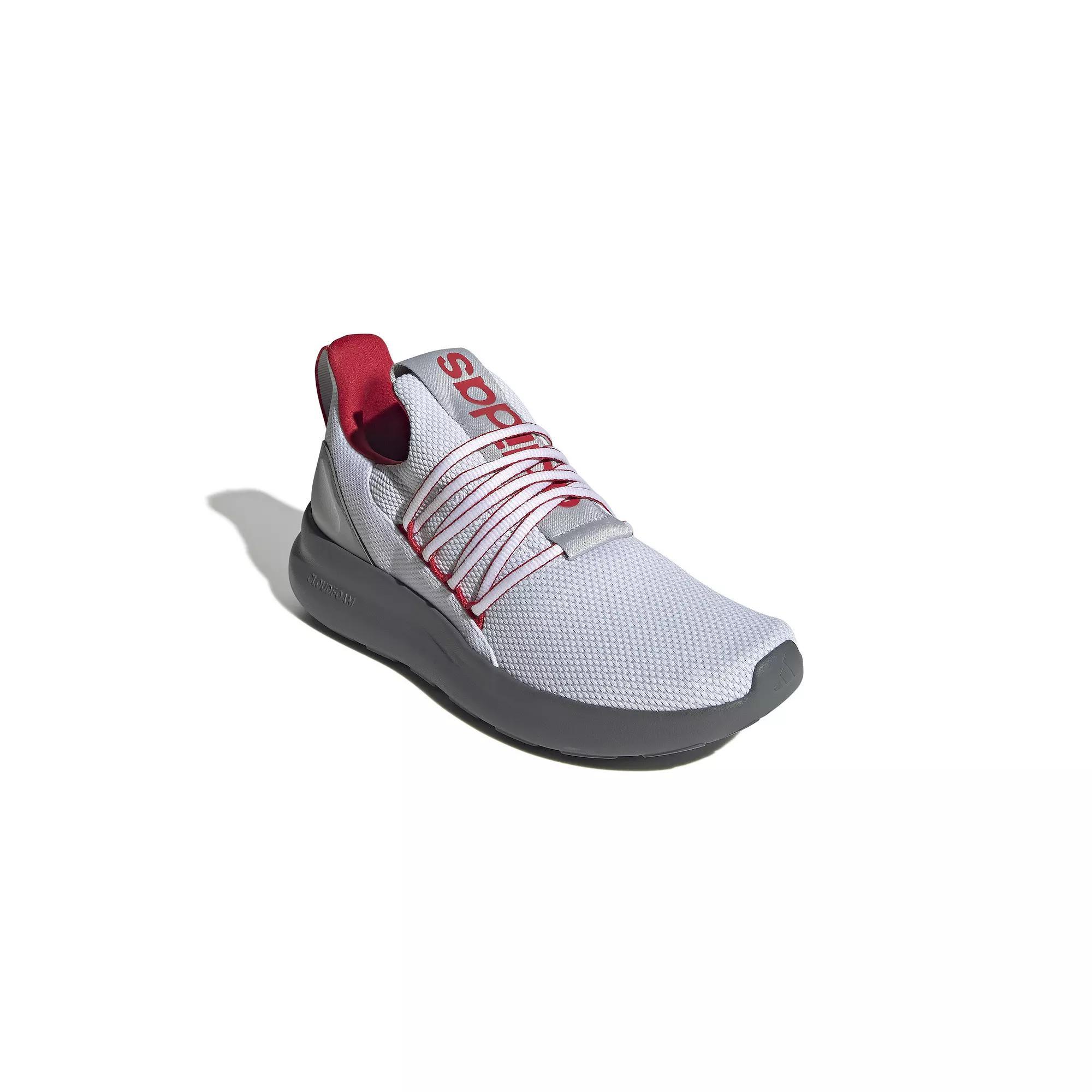 adidas Lite Racer Adapt 7.0 Men's Running Shoes, White Black Product Image