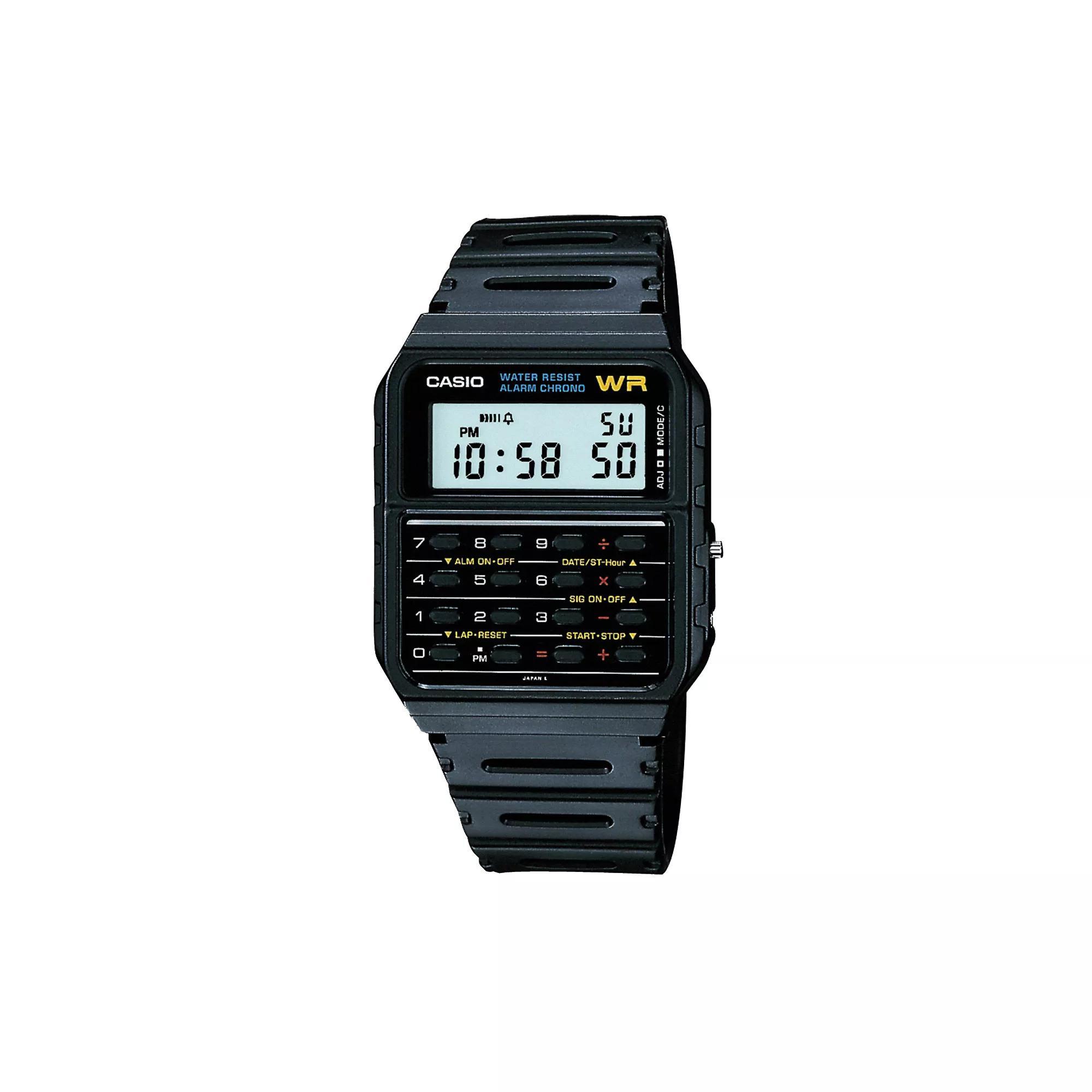 Casio Mens Calculator Digital Chronograph Watch, Multicolor Product Image