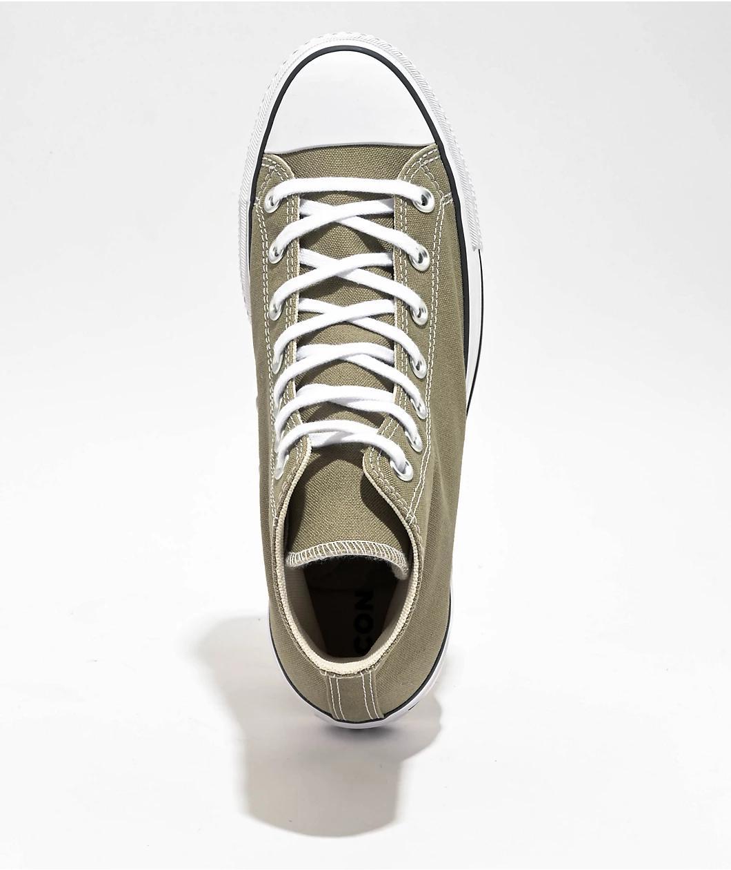 Converse Chuck Taylor All Star Lift Platform Mossy Sloth Shoes Product Image