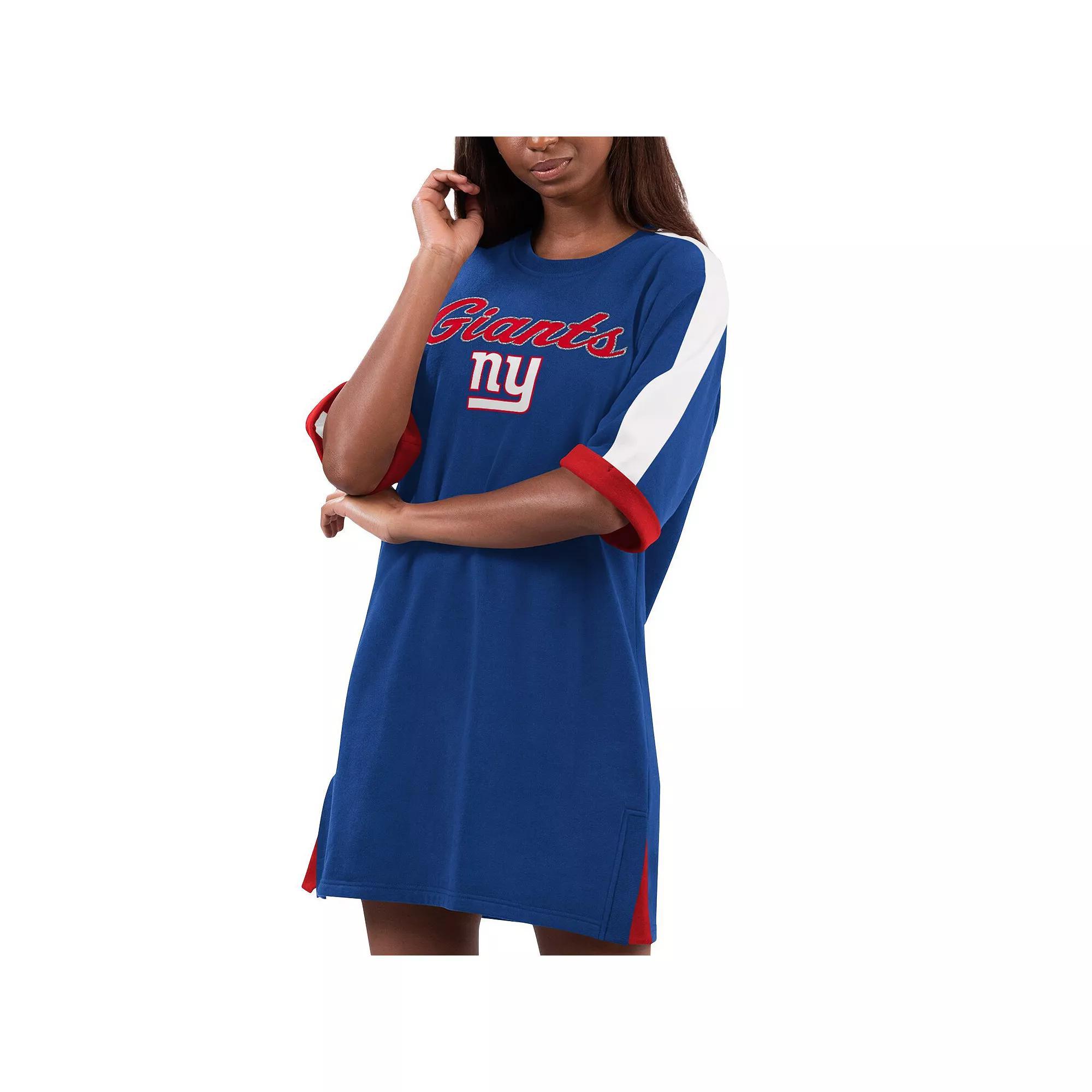Women's G-III 4Her by Carl Banks Royal Buffalo Bills Flag Sneaker Dress, Size: Large, Blue Product Image