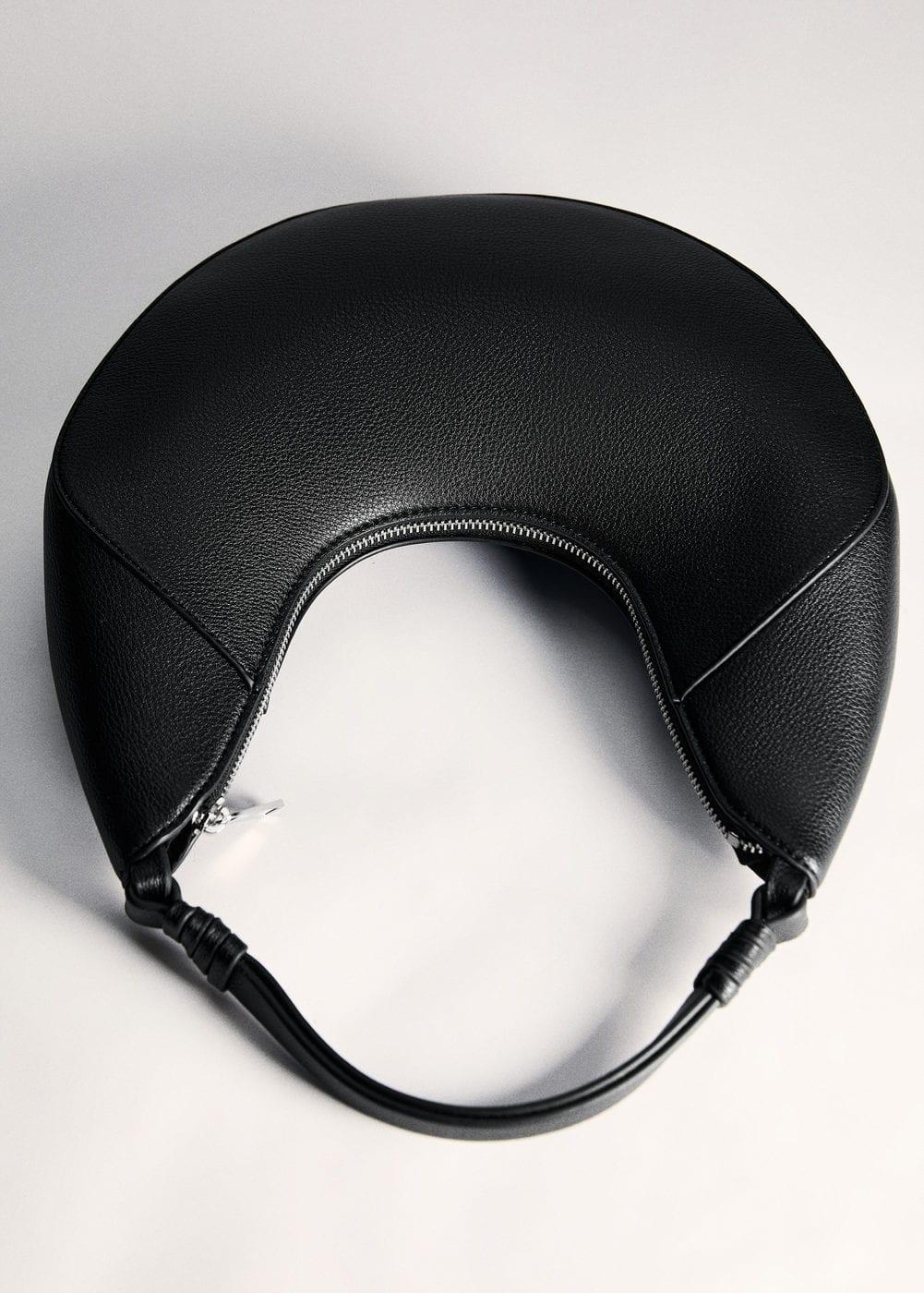 Leather-effect shoulder bag - Women | MANGO USA Product Image