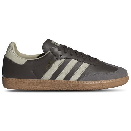 Mens adidas Samba OG Athletic Shoe Putty Gray / Gold Metallic / Gum Product Image