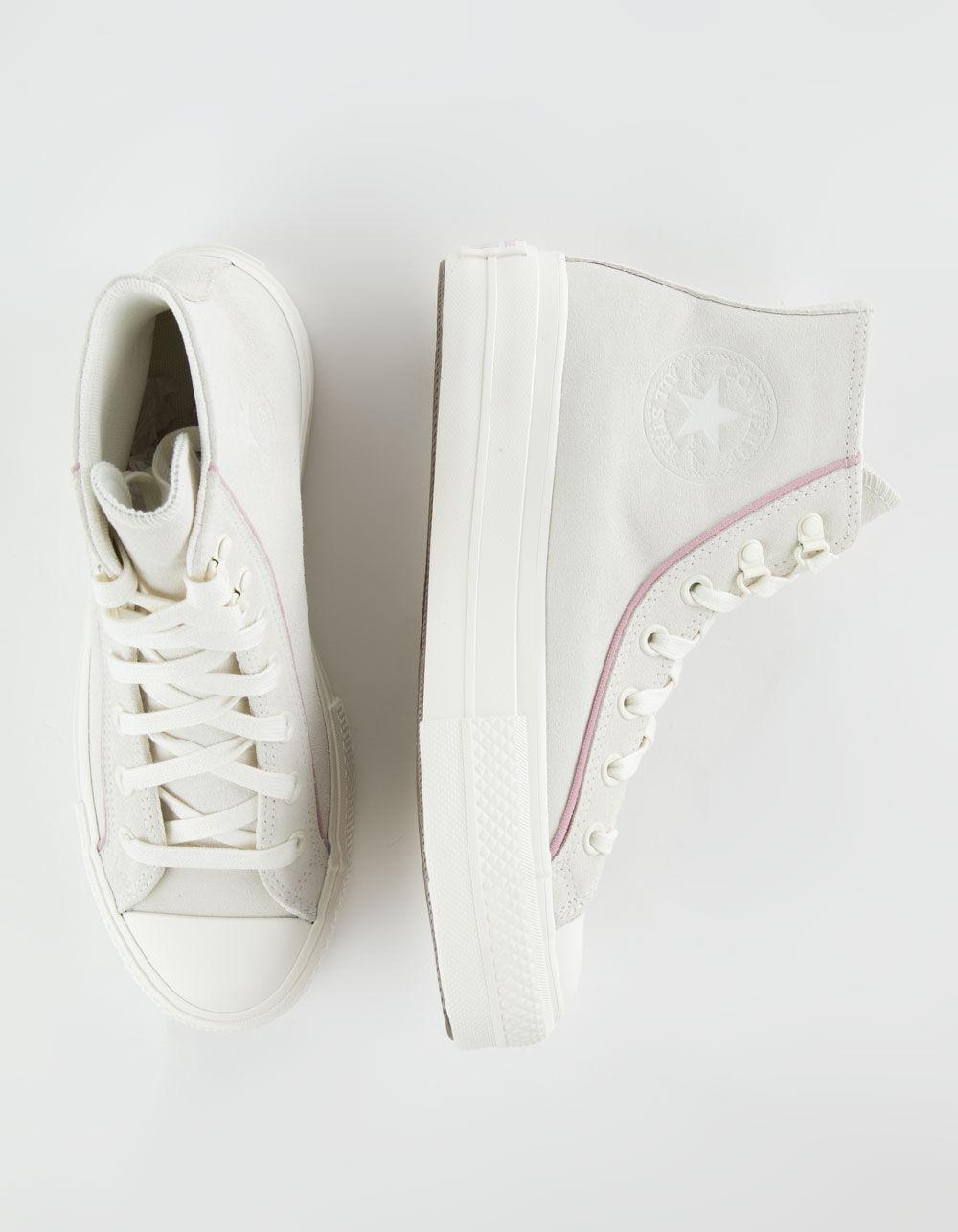 CONVERSE Chuck Taylor All Star Lift Platform Suede Womens High Top Shoes Product Image