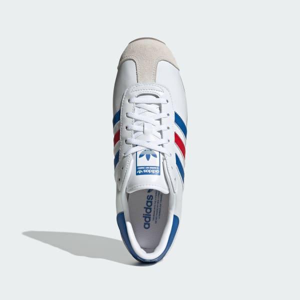 Mens adidas Country II Athletic Shoe Better Scarlet / Blue Product Image