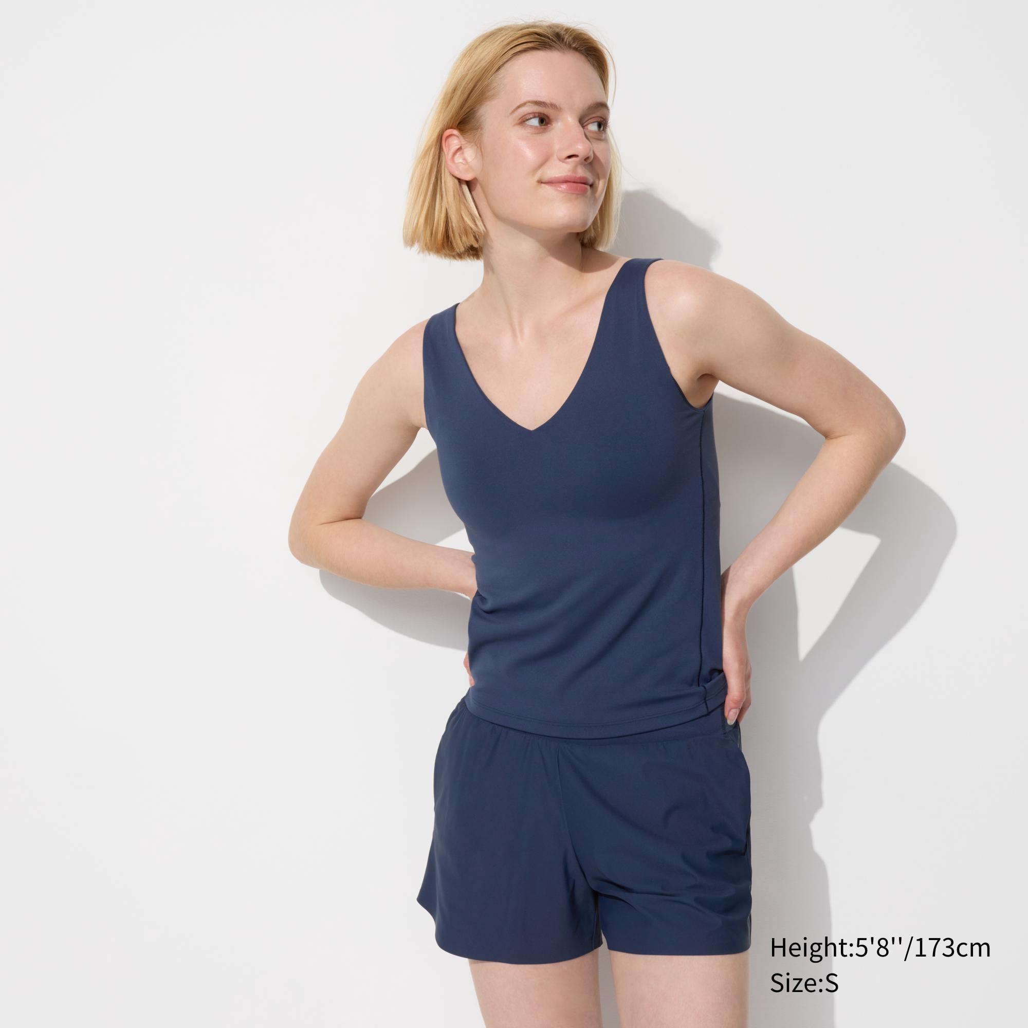 Womens Ultra Stretch AIRism Shorts Navy 2XS UNIQLO US Product Image