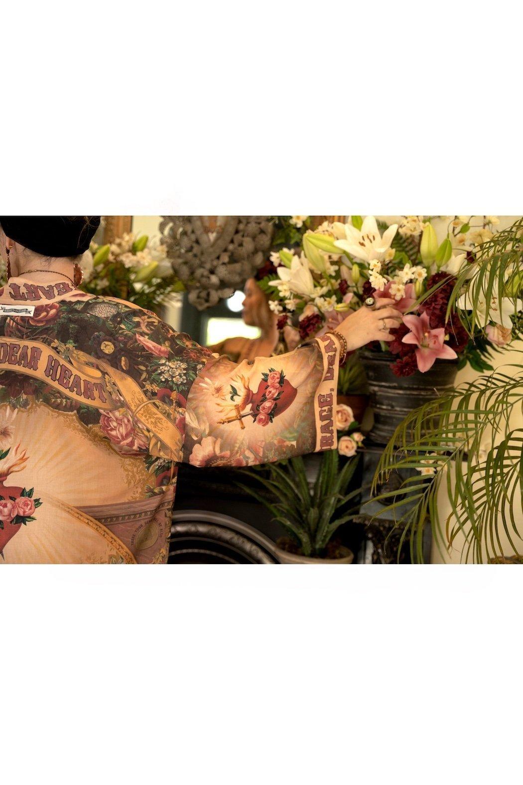 Dear Heart Cropped Kimono Product Image