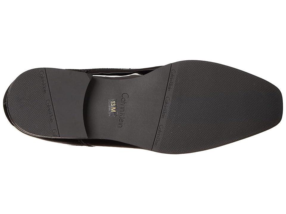 Calvin Klein Brodie Patent Pu) Men's Lace up casual Shoes Product Image