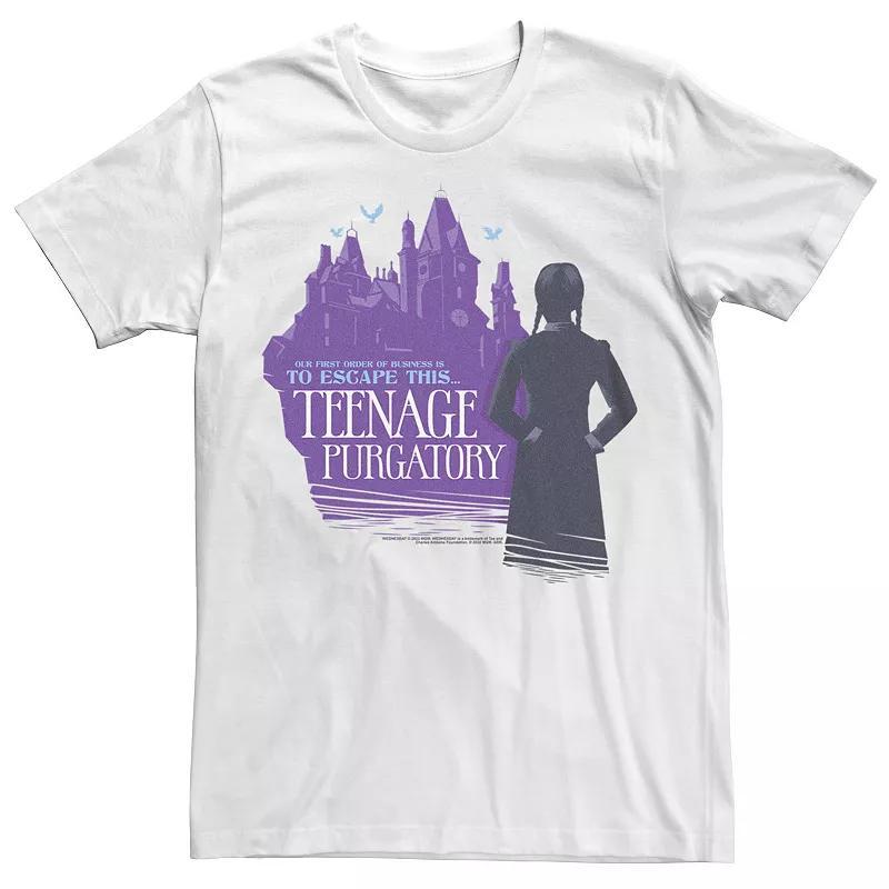 Men's Wednesday Escape Teenage Purgatory Tee, Size: Large, White Product Image