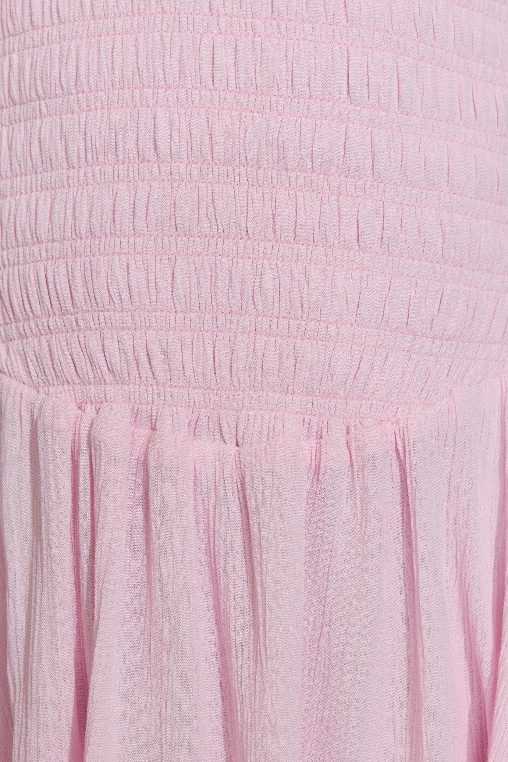 Ayla Halter Smocked Romper Dress Product Image