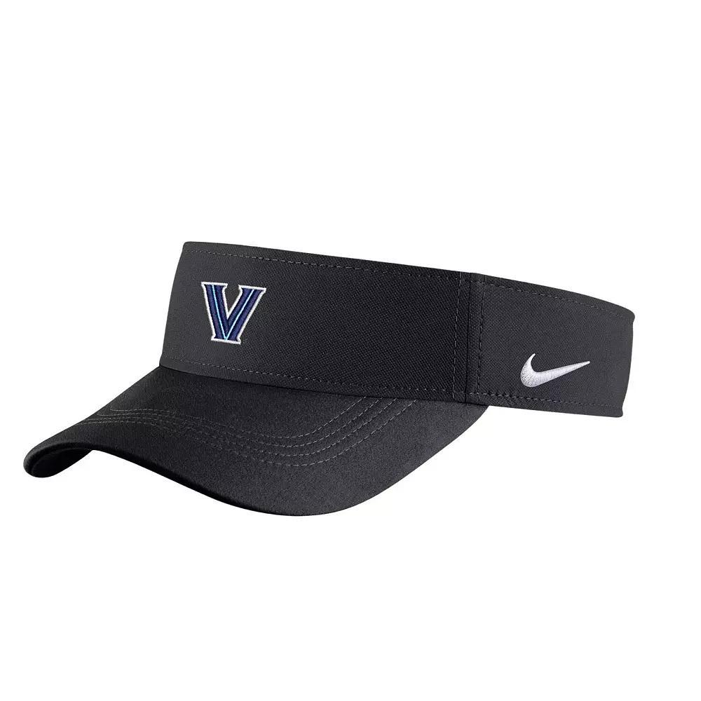 Men's Nike  Black Villanova Wildcats 2023 Sideline Performance Adjustable Visor Product Image