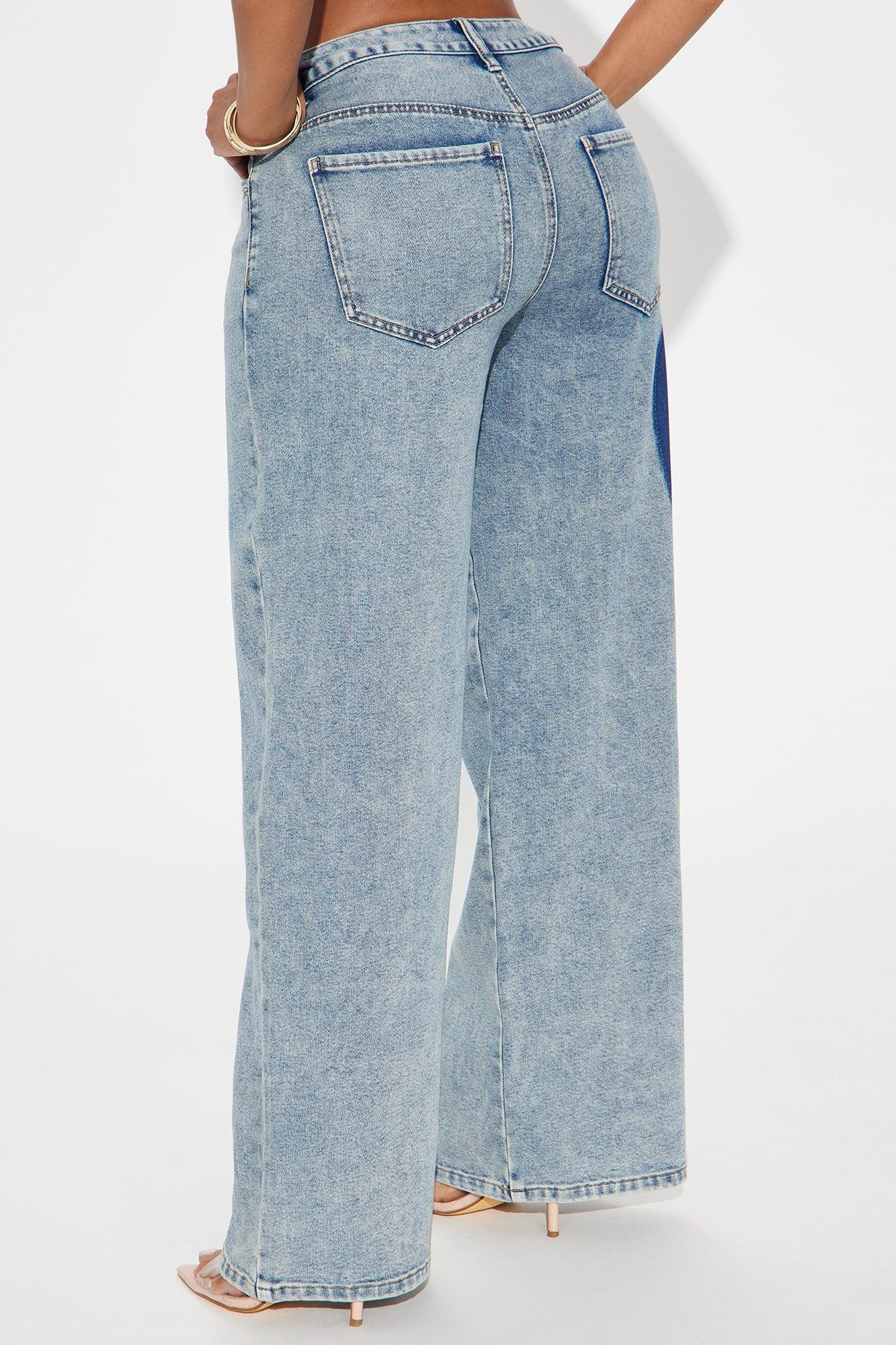 All My Loving Heart Straight Leg Jeans - Light Wash Product Image