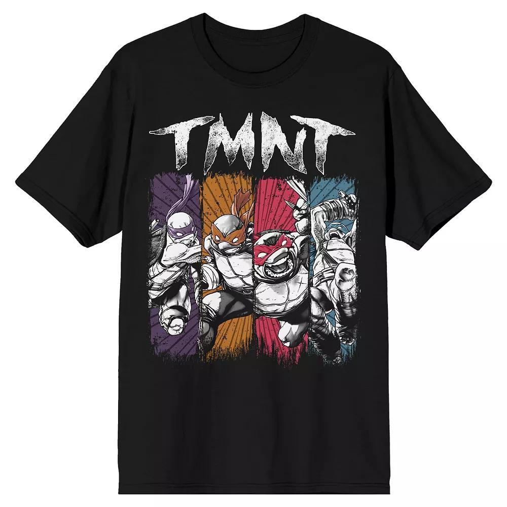 Men's TMNT Classic Retro Paint Short Sleeve Graphic Tee, Size: XXL, Black Product Image