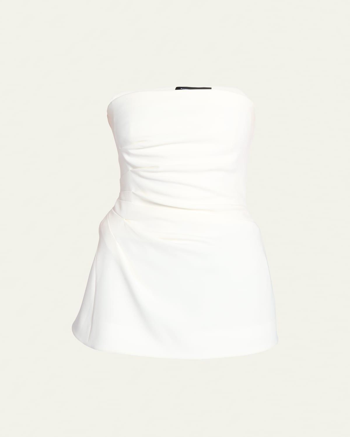 Gathered Crepe Strapless Top Product Image