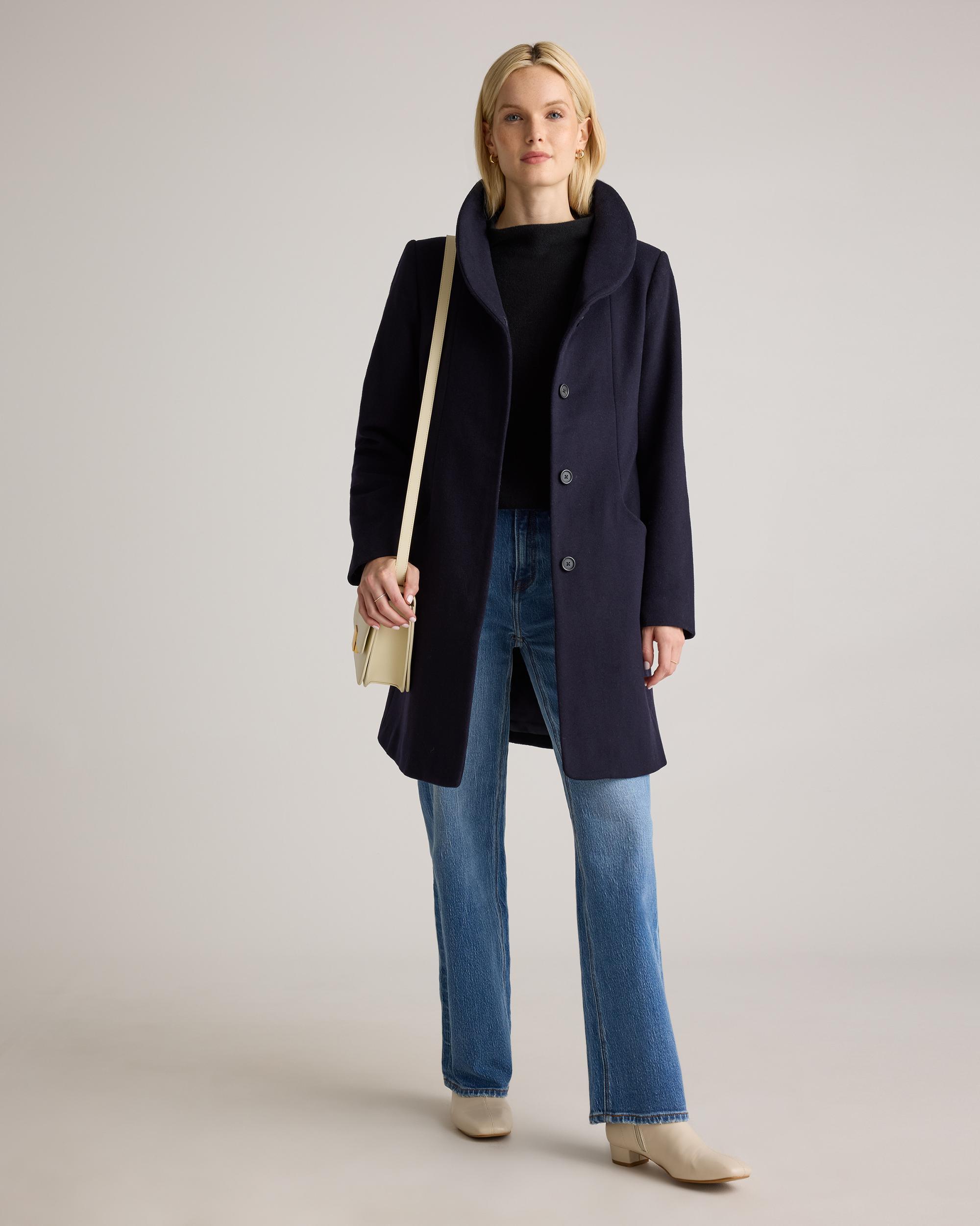 Quince | Women's Mongolian Cashmere Funnel Neck Sweater Product Image