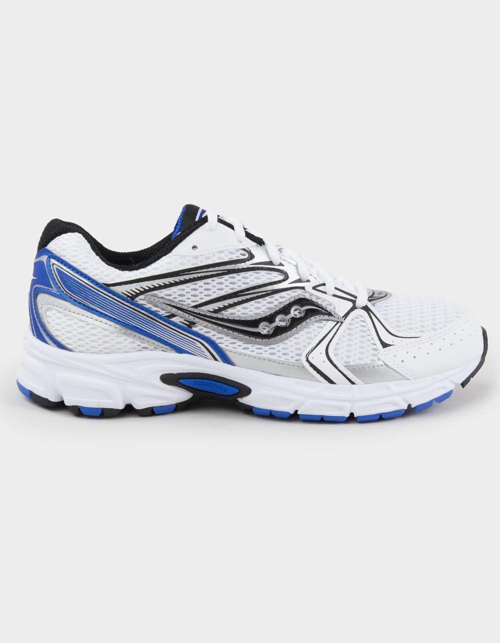 SAUCONY Ride Millennium Mens Shoes - WHT/RYL BLUE Product Image