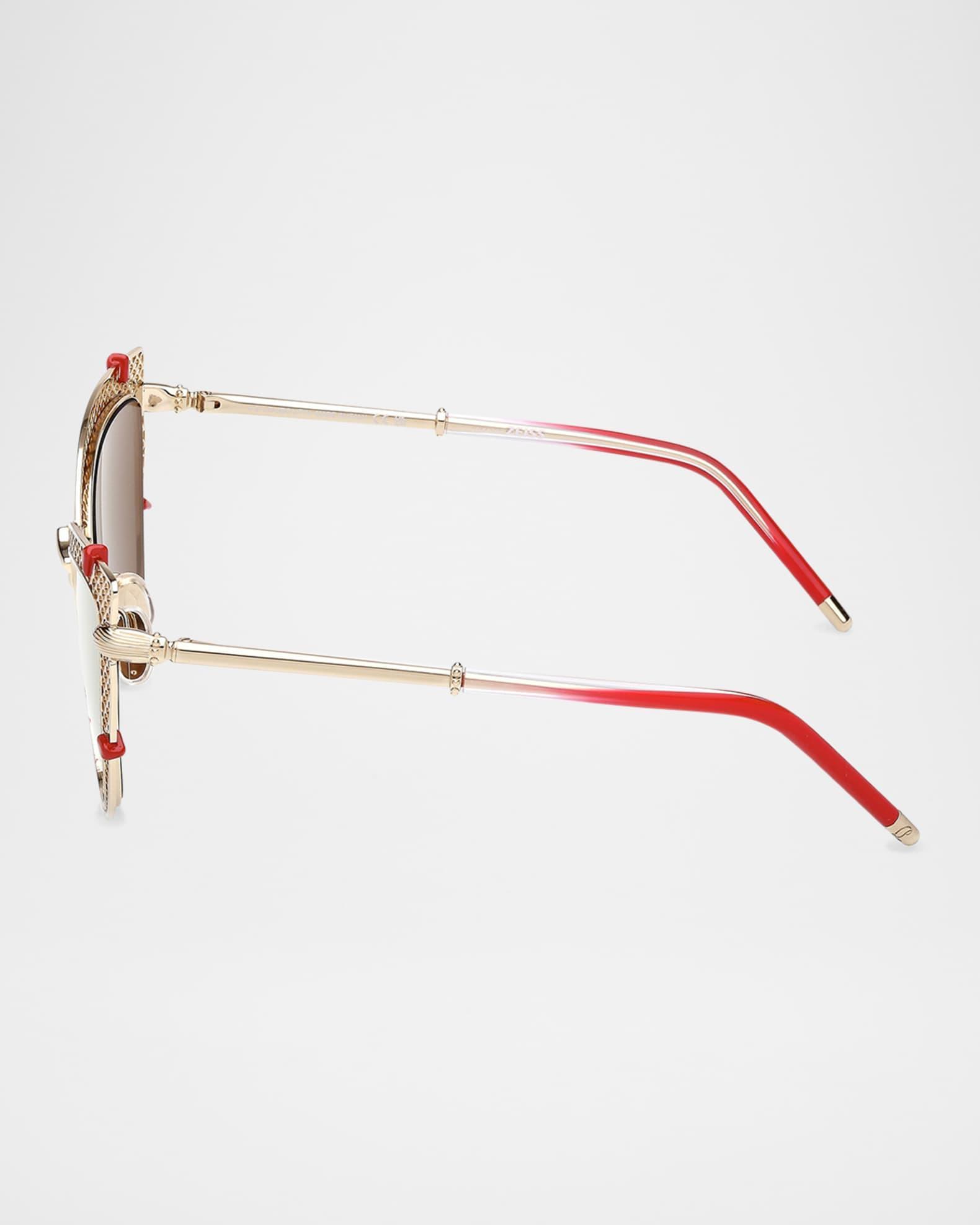 Miss Z Metal Cat-Eye Sunglasses Product Image