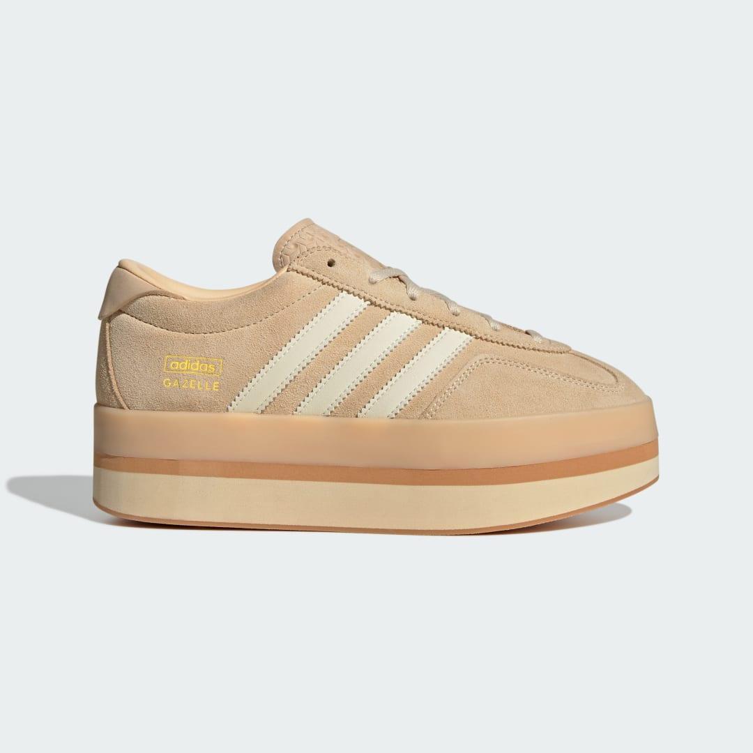 adidas Gazelle Stack Shoes Sand Strata 9.5 Womens Product Image