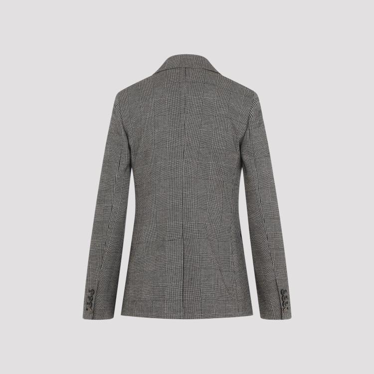 MAX MARA Checkered Jacket In Grey Product Image