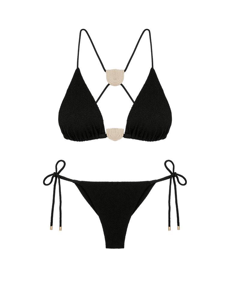 Firenze Yara T Back Tri Top - Black Product Image
