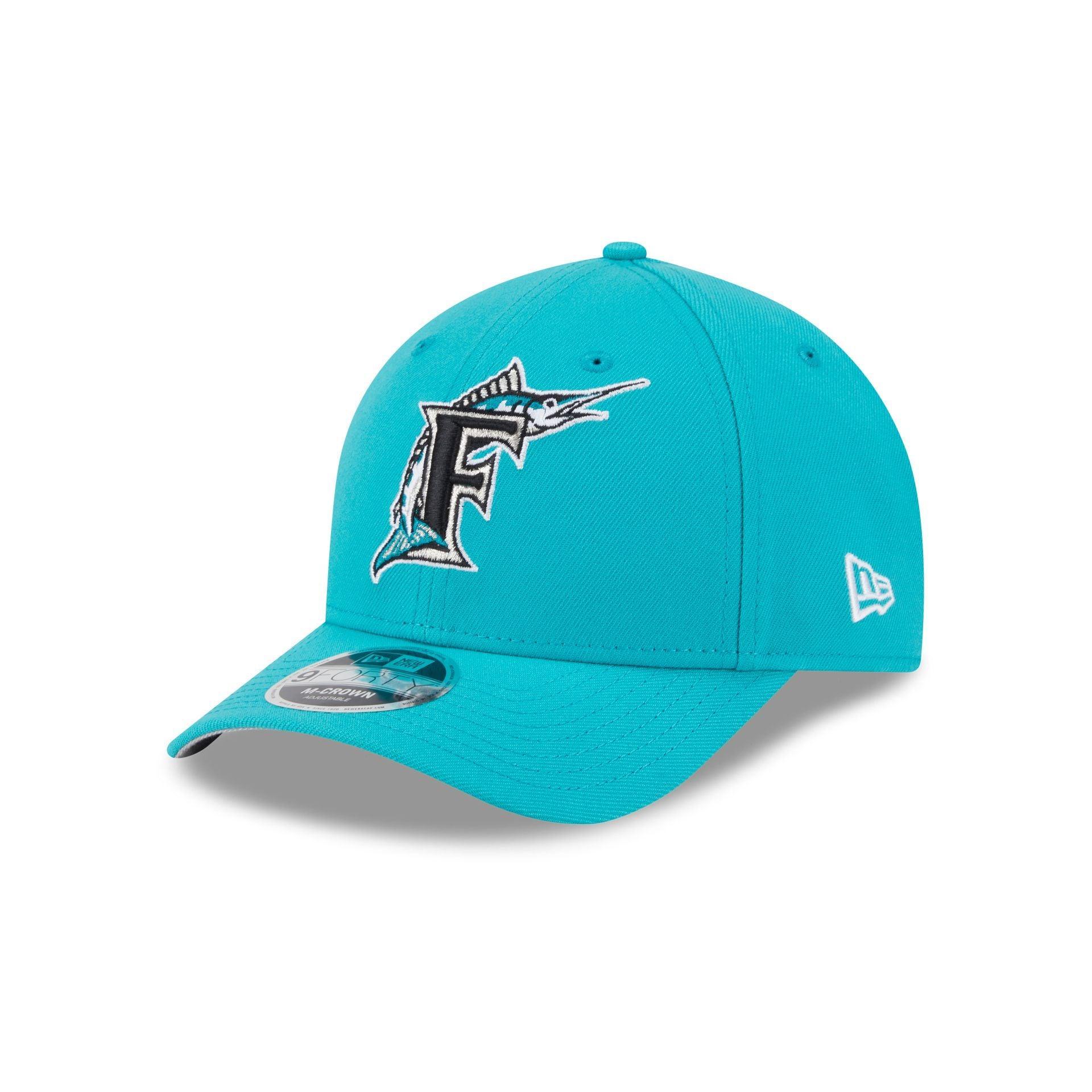 Miami Marlins 1993 9FORTY M-Crown Snapback Hat Male Product Image