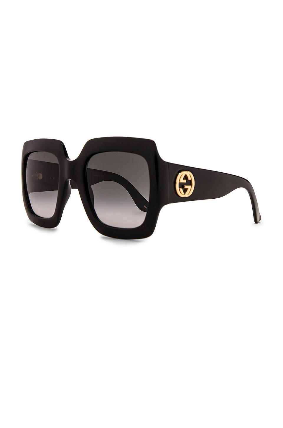 Pop Web Square Sunglasses Gucci Product Image