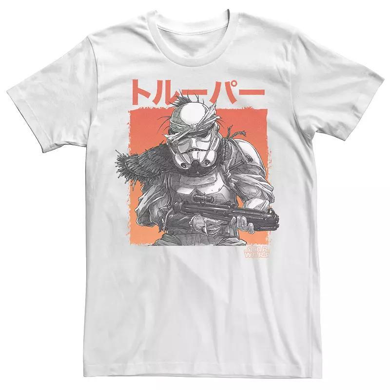 Men's Star Wars Visions Grunge Stormtrooper Graphic Tee, Size: Large, Black Product Image