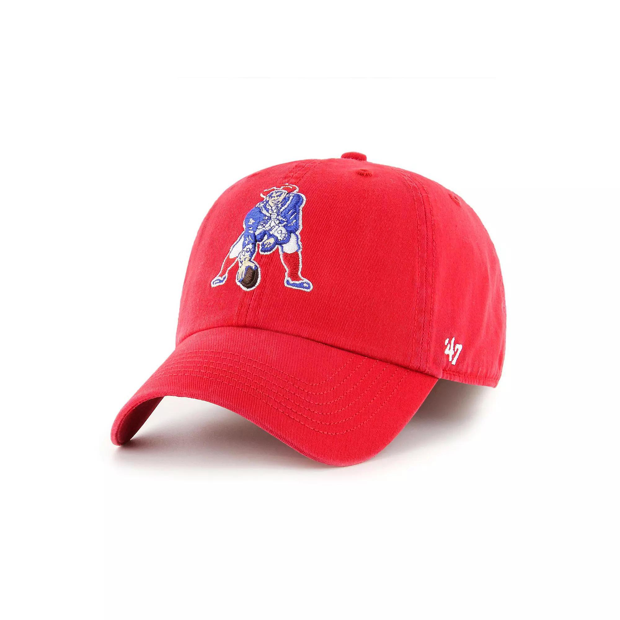 Men's '47 Red New England Patriots Gridiron Classics Franchise Legacy Fitted Hat, Size: XL Product Image