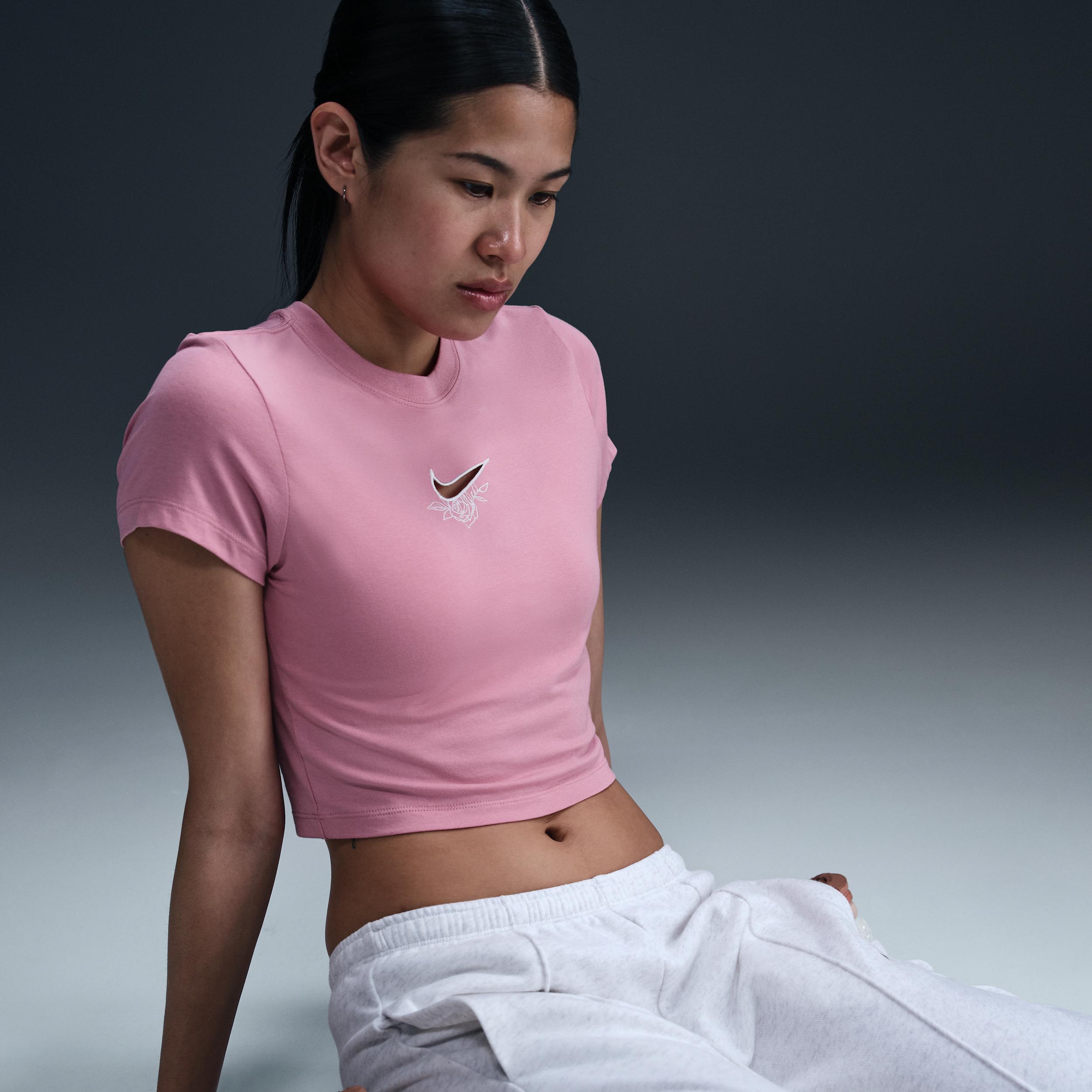 Nike Sportswear Chill Knit Women's Slim Cropped T-Shirt Product Image