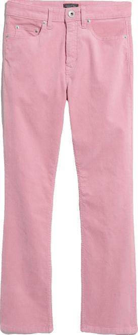Kick Flare Mid-Rise Corduroy Pants Product Image