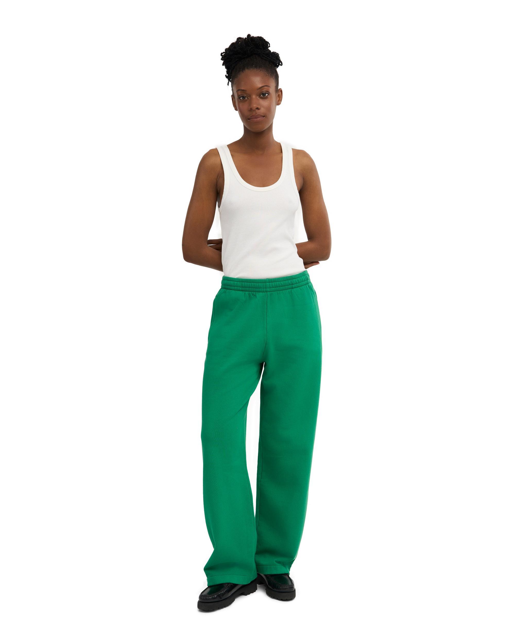 Organic Straight Leg Sweatpants - Pacific Blue Product Image